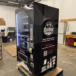 Turnkey SoxBox Vending Machine + Website + $9K Inventory – Fully Branded & Freight-Ready