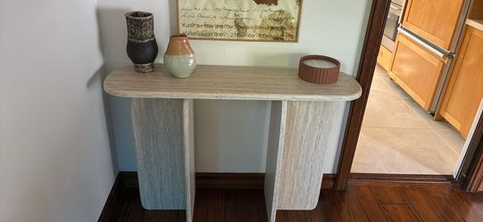 Neutral console table