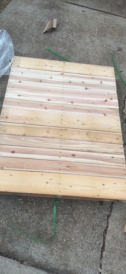 Two Fresh Oak Wooden Pallets