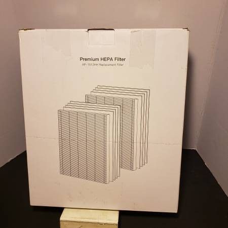 MORENTO Airmega AP-1512HH Replacement Filter for Coway, Compatible with Coway Airmega AP1512HH Air Purifier, Compared to Part #, 2 HEPA Filters