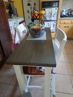 Table and chairs