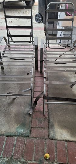 Metal chairs