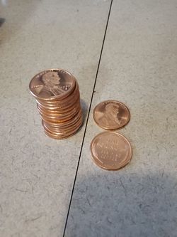 1 OZ COPPER ROUND PENNY DESIGN  $4 EACH