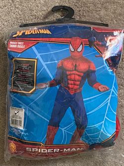 Spider-Man Muscle Chest Child Costume Medium