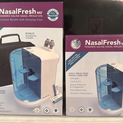 Powered Saline Nasal irrigation