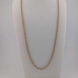 14K Solid Gold Rope Chain ✨