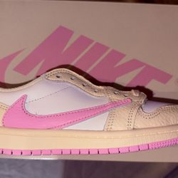 Jordan 1 Retro Low OG SP Travis Scott Shy Pink (PS) 3Y