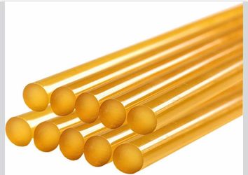 Dent Repair Glue Sticks, Gliston Paintless Dent Puller Tool Glue Stick for Hot Glue Gun Car Repair Dent Rmover Tool Set - 10 PCS Yellow Glue Sticks