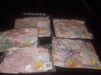 Burts bees baby girl footies