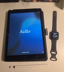 Apple iPad & Pencil + Apple Watch