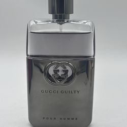 Gucci Guilty edt 3oz almost full
