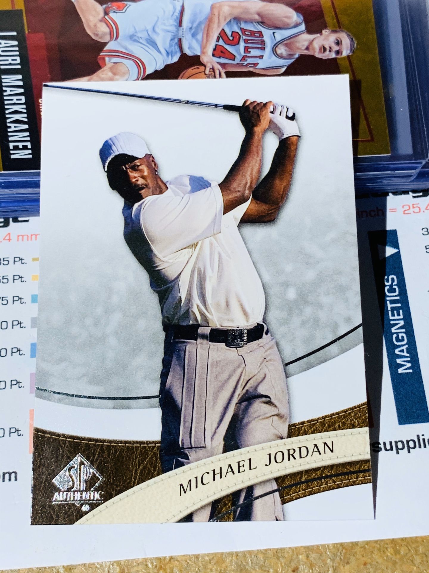 2013 Upper Deck SP Authentic Golf Michael Jordan Card No. 23