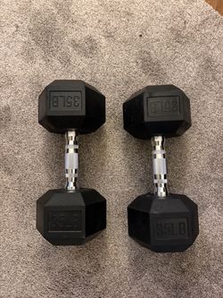 Hex Dumbbell Hand Weight 35 lbs
