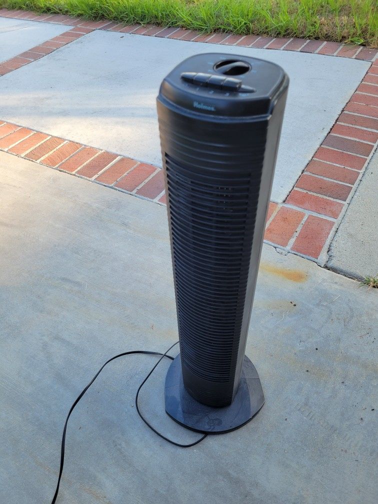 Holmes Oscillating Black Room Office Tower Fan