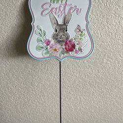 Easter Metal Stake