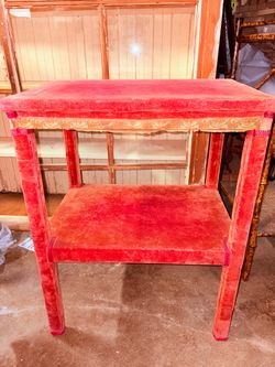 Velvet Shabby Chic Vintage Table