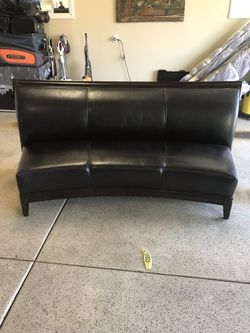 Excellent Condition Brown Leather Couch