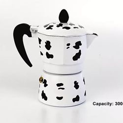 Mocha Coffee Maker Aluminum Italian Mocha Espresso Percolator Pot (6-Cup ) 300mlCoffee Kettle Barista Coffe Filter Tools