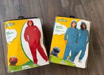 Elmo & Cookie Monster costume