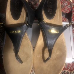 LAUREN (Ralph Lauren)  Dressy Wedge Sandals Size 6M