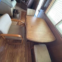 Dining room table and chairs