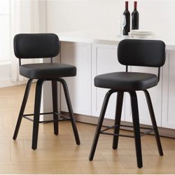 Swivel Upholstered Counter & Bar Height Stool