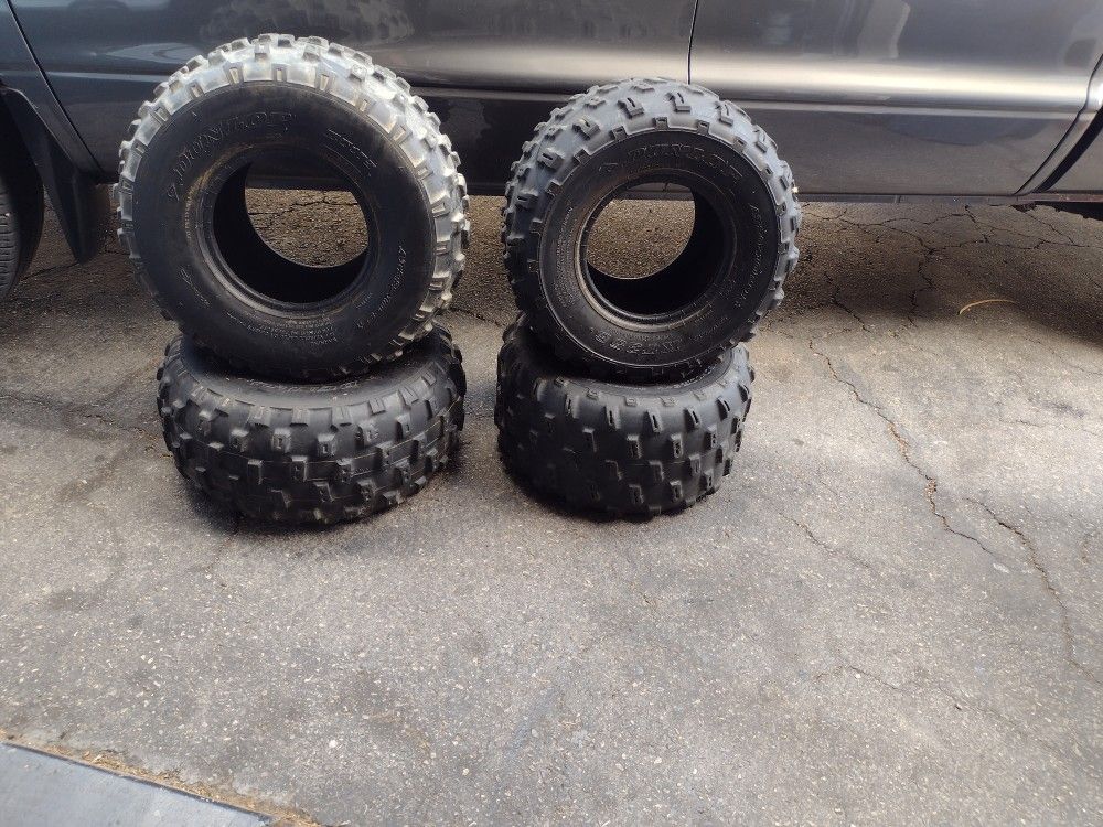 DUNLOP ATV TIRES SET OF 4 FRONT AND REAR TIRES for Sale in Las Vegas