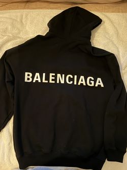 Balenciaga Archetype Black Pullover Hoodie – XS