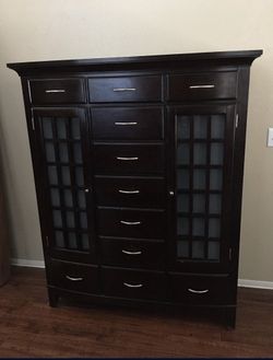 Solid wood dresser/ Armoire 