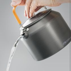 Outdoors Halulite Tea Kettle, Ultralight Aluminum Camping Kettle, Durable, Fast-Boil for Backpacking, Hiking & Outdoor Cooking - 1.8 Liters