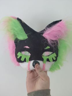 Handmade therian masks