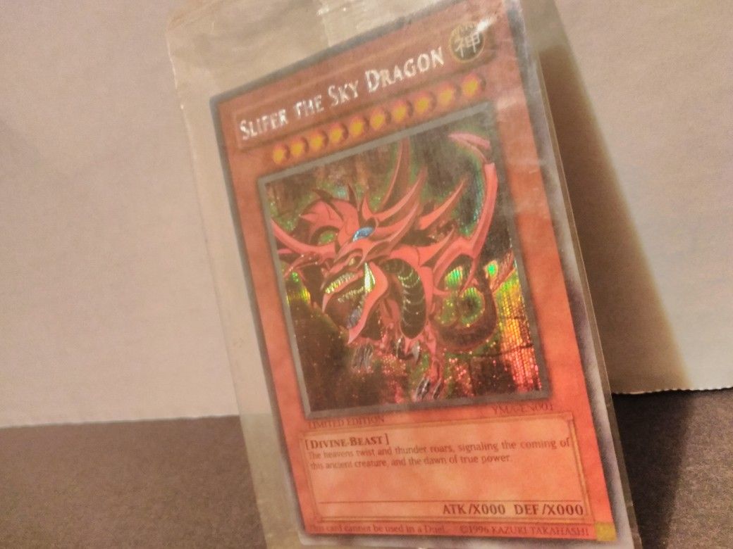 Authentic Slifer "GOD Card YMA-EN001 Secret Rare