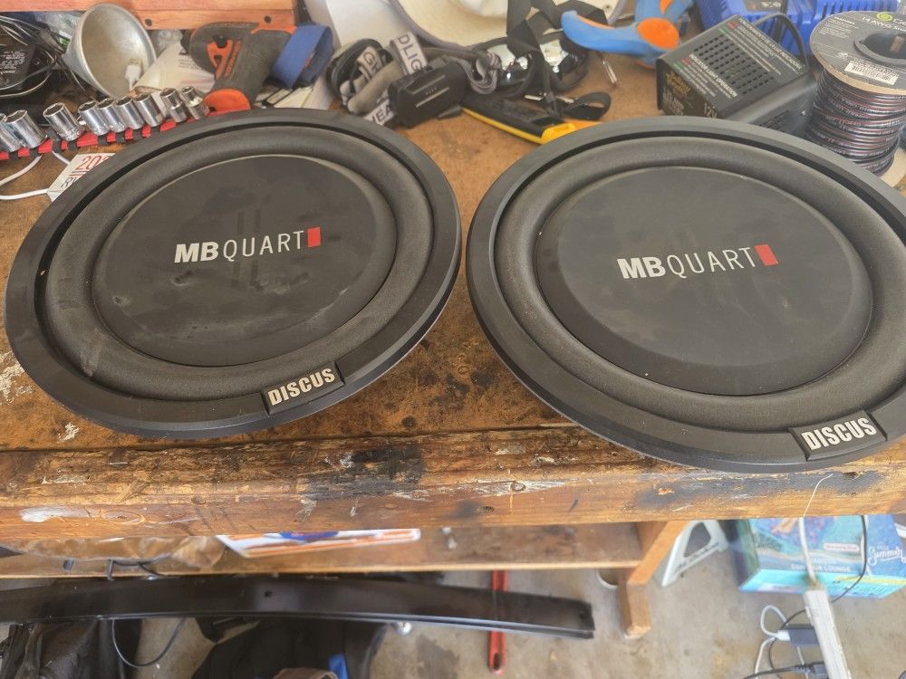 MB Quart 12 Inch Drivers Audio Subwoofers