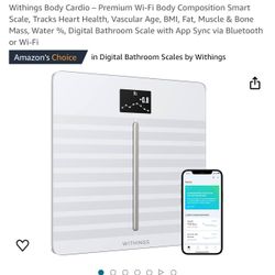 Withings Body Cardio – Premium Wi-Fi Body Composition Smart Scale