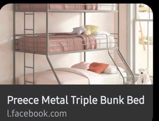3 tier bunk bed