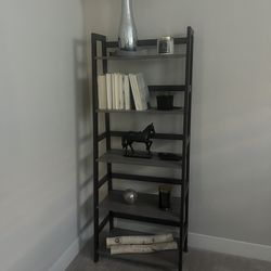 2 matching rustic shelving units