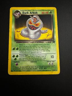 dark arbok 19/82 Error
