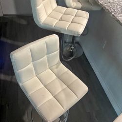 Adjustables Swivel Bar Stools Chairs 