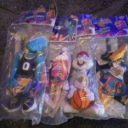 4 Vintage Space Jam Characters
