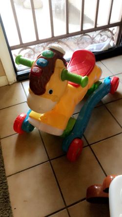 Ride horse with music