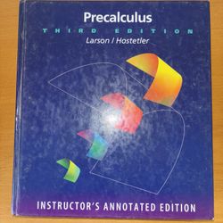 Pre Calculus Textbook 