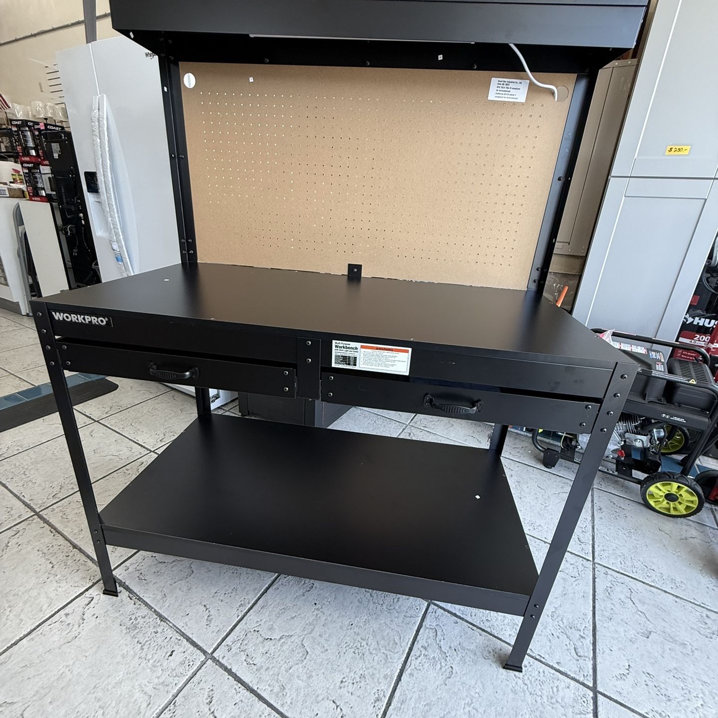 Work Pro Red Workbench WORKPRO - Multi Purpose Workbench 48 Inch with Work Light for Sale in ...