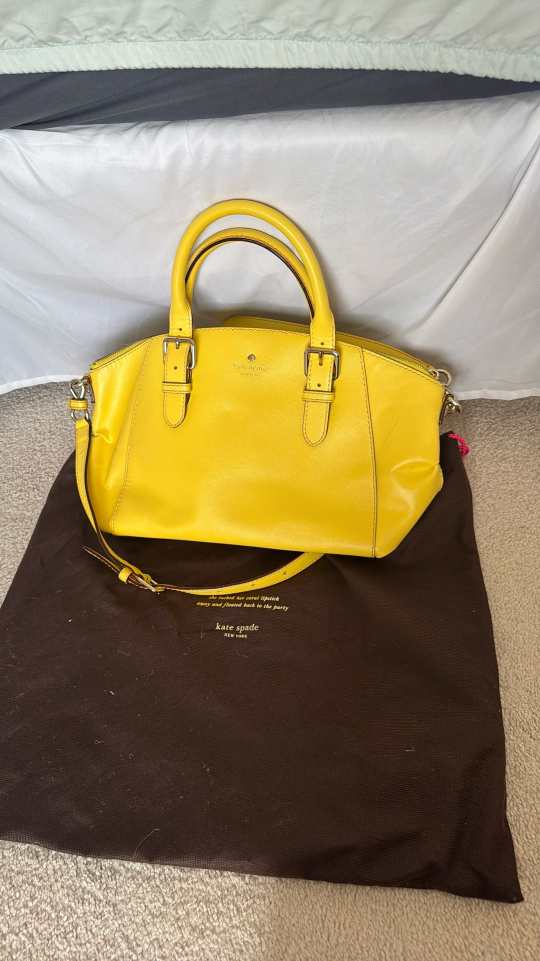 Yellow Kate Spade Purse