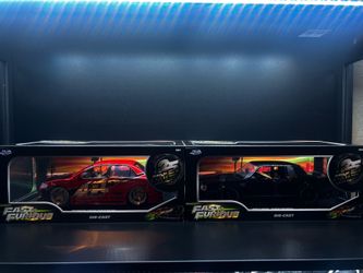 Jada fast and furious 1/18 scale cars Mitsubishi and doms Buick