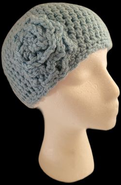 Blue beanie