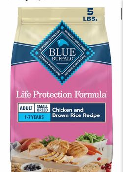 Blue Buffalo Life Protection Formula Small Breed Dog Food – Chicken Recipe, 5 lb- NEW