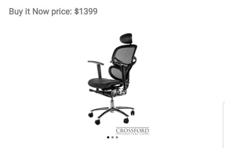 Ergonomic Synchro-Tilt Office Chair by Crossford