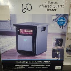 4 Element Infrared Quartz Heater $60 