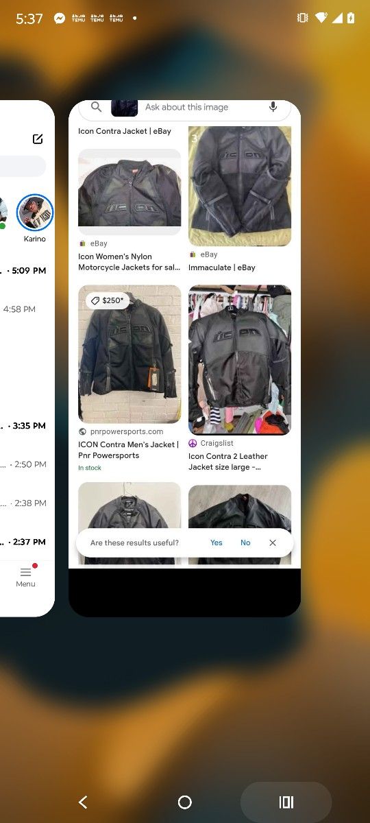 Motorcycle. Jackets And Helmet