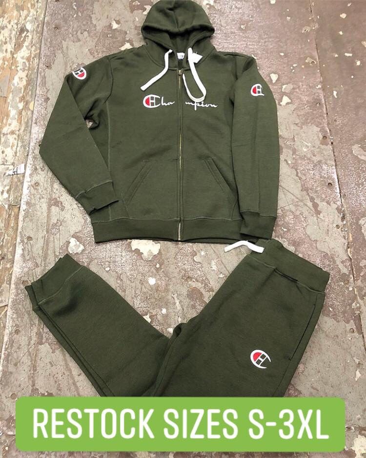 Champion Jogger Suits - Sizes S-3XL Available!
